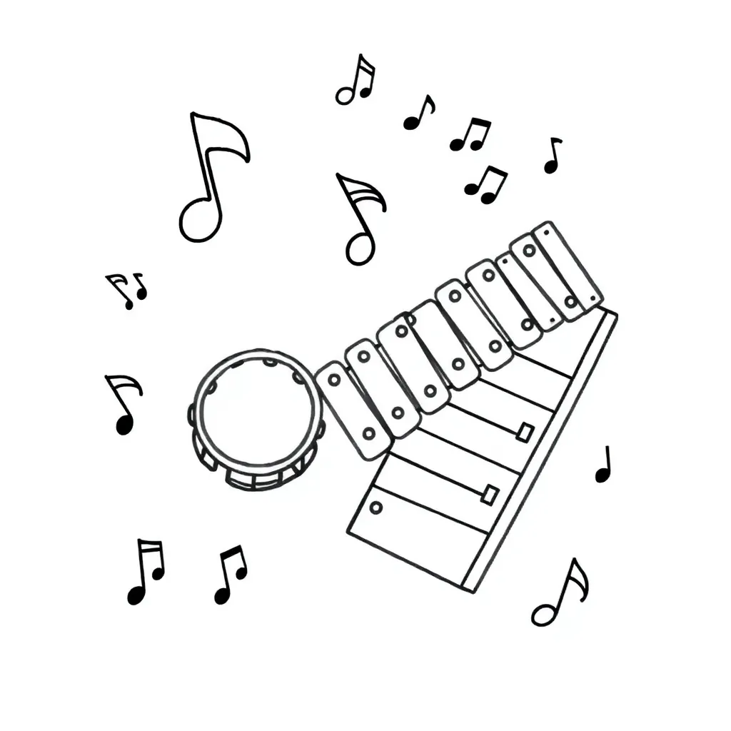 Children segmenting sounds illustration