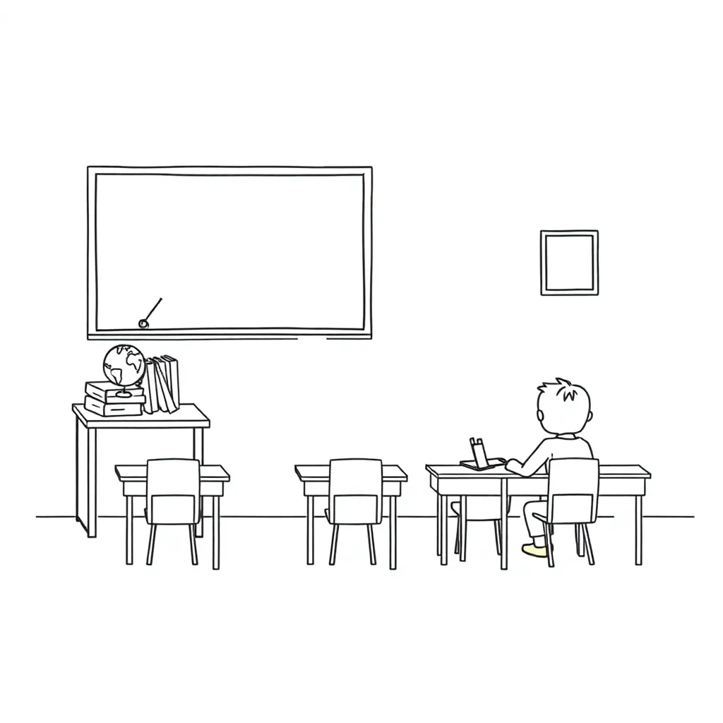 Worksheet illustration