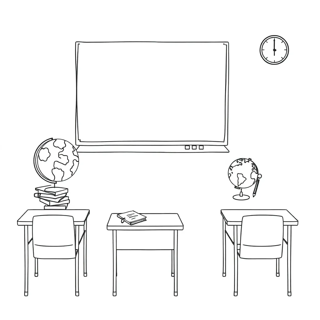Student editing text illustration