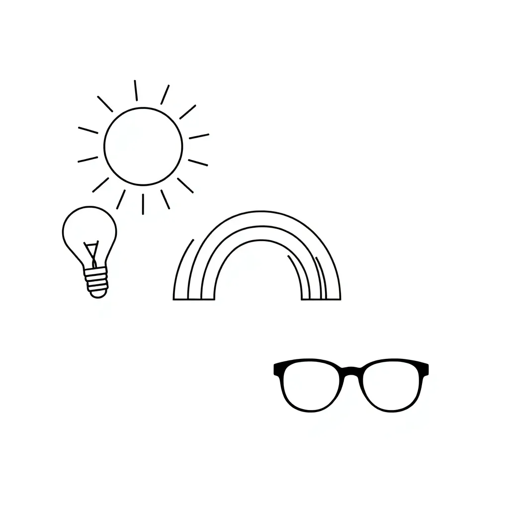 Light and sun illustration