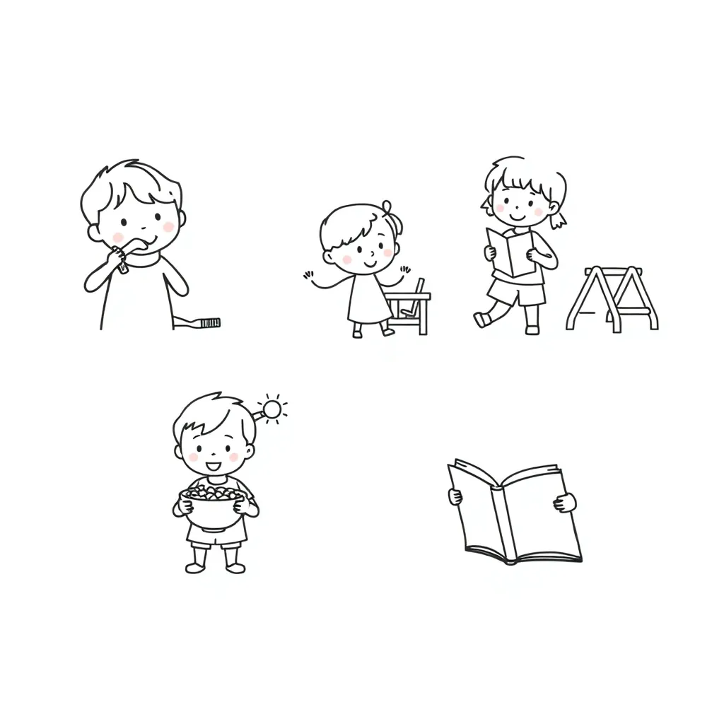 Auslan signing hands illustration