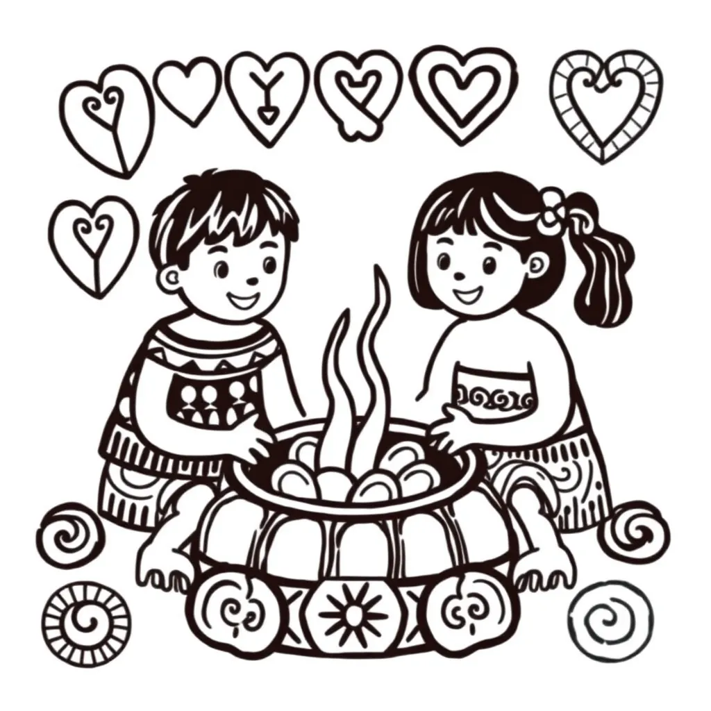 Children being kind and respectful to each other