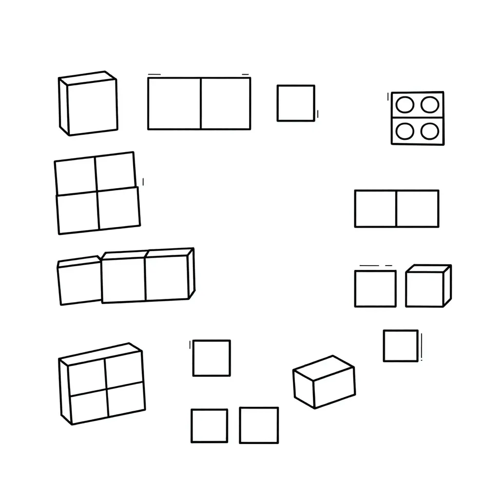 Base-ten blocks illustration