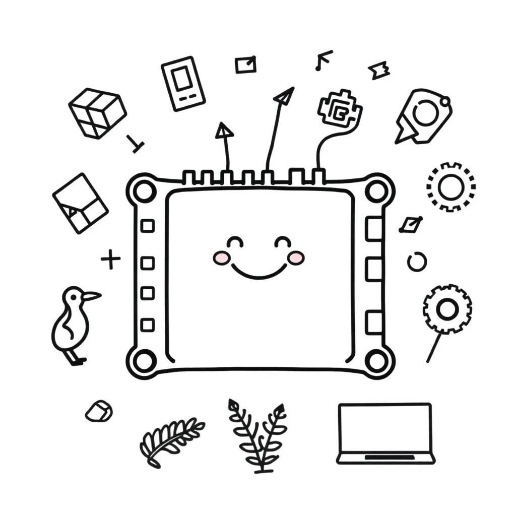 Micro:bit device illustration