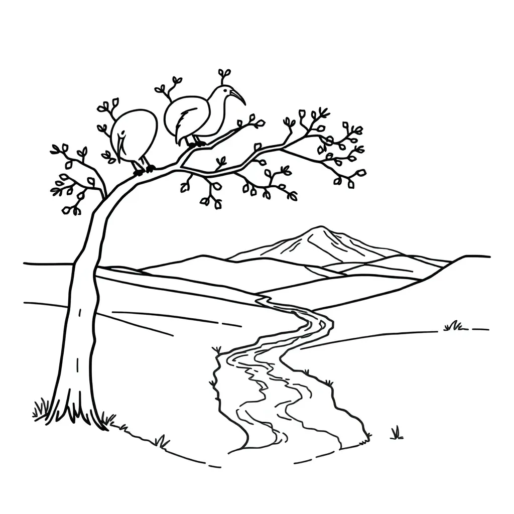 Plant vocabulary illustration