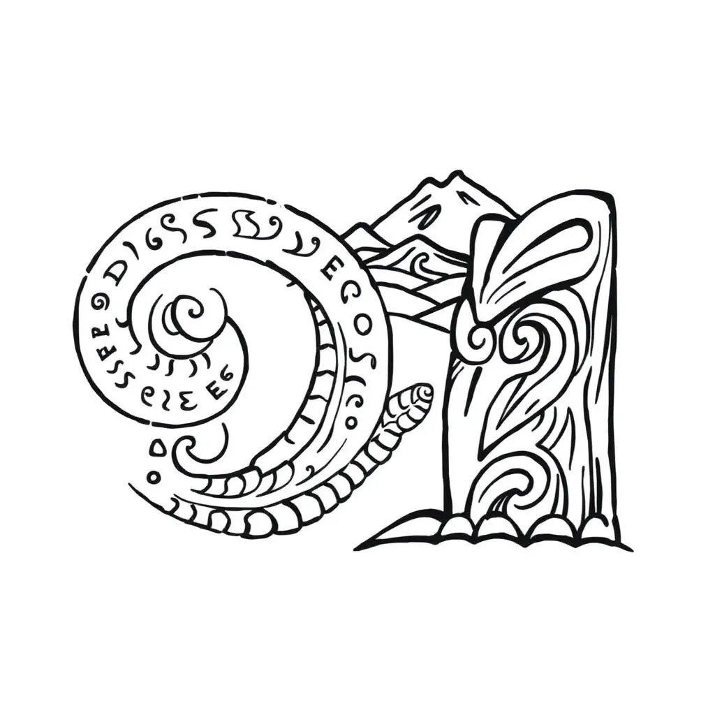 Recipe and map illustrations