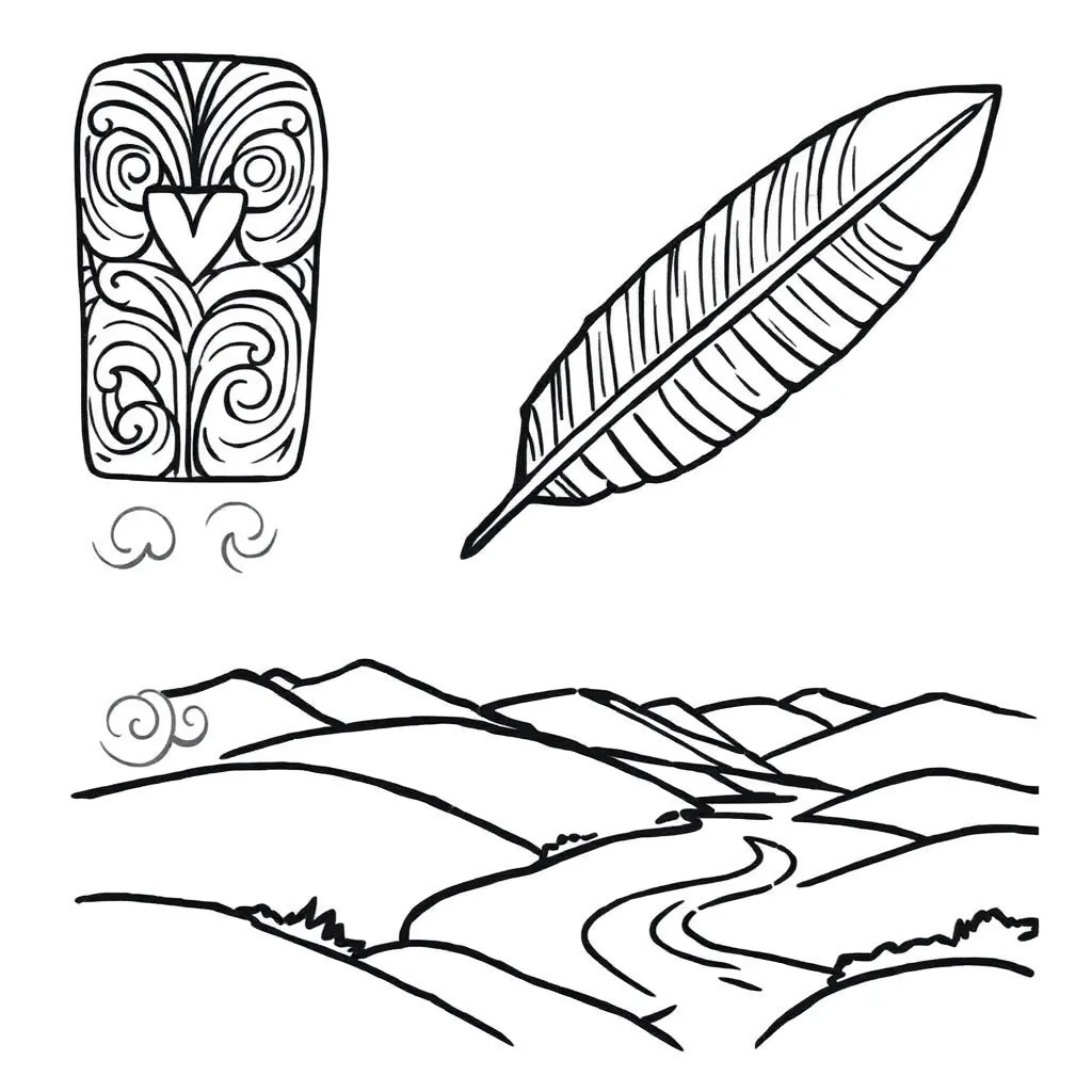 Poetry and writing illustration
