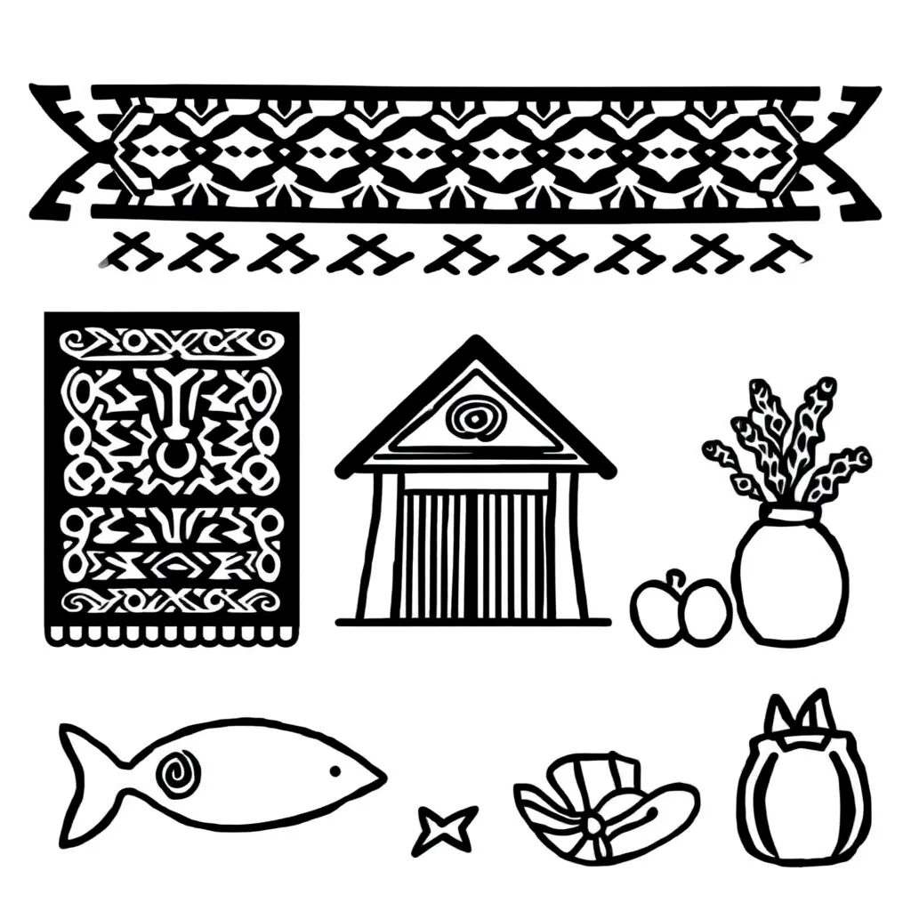 Māori patterns and algebra symbols
