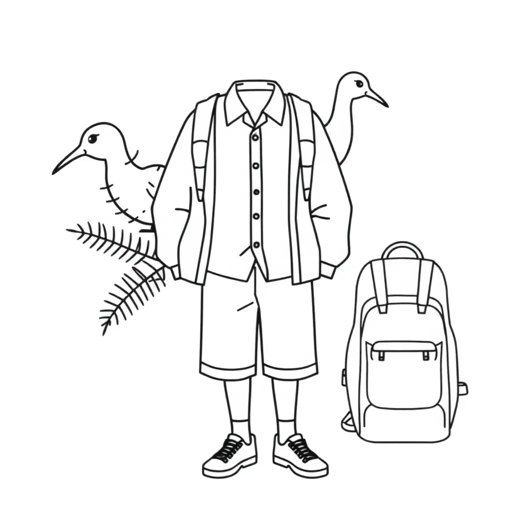 Students in school uniform