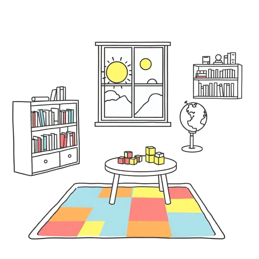 Happy children reading books