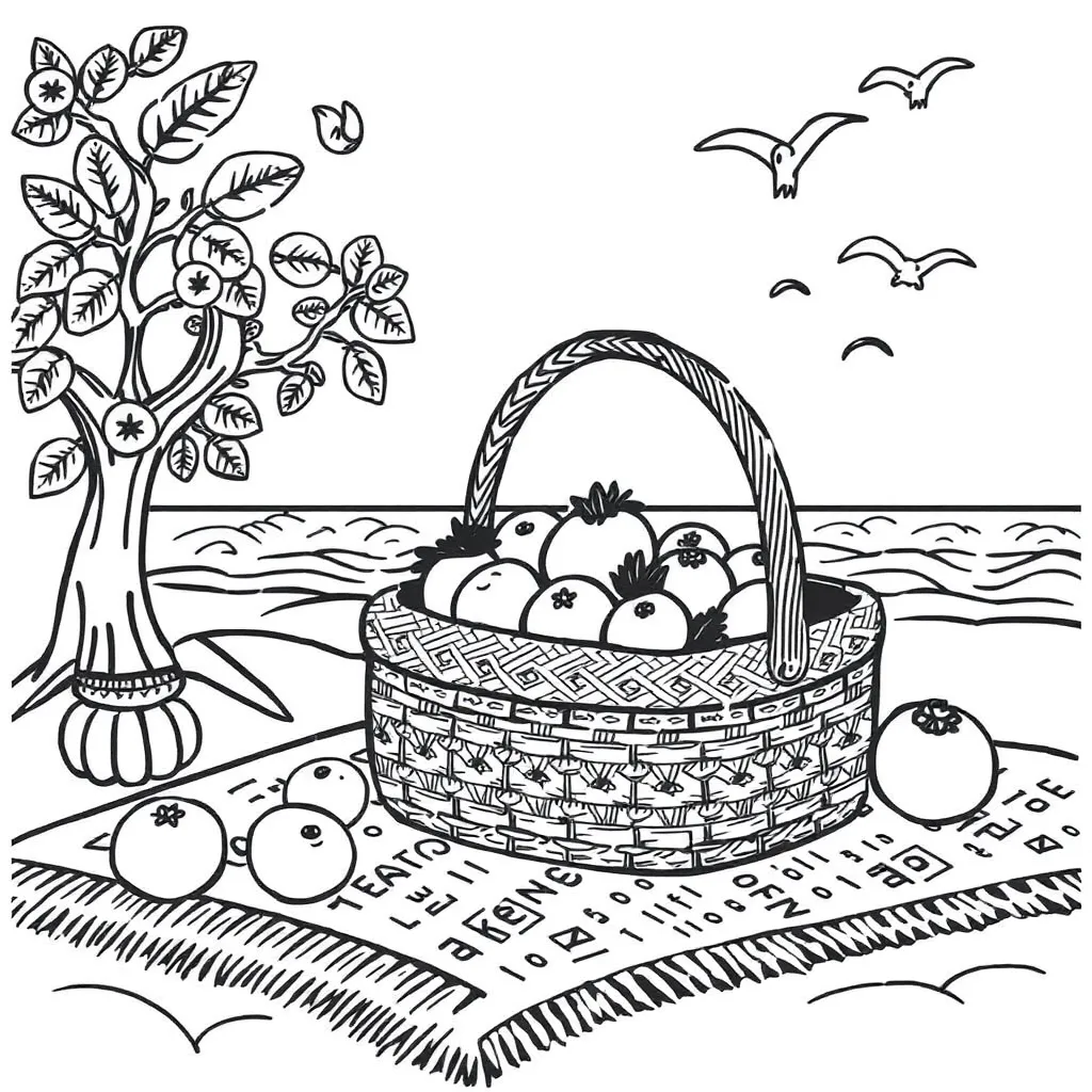 Film camera and writing tools illustration
