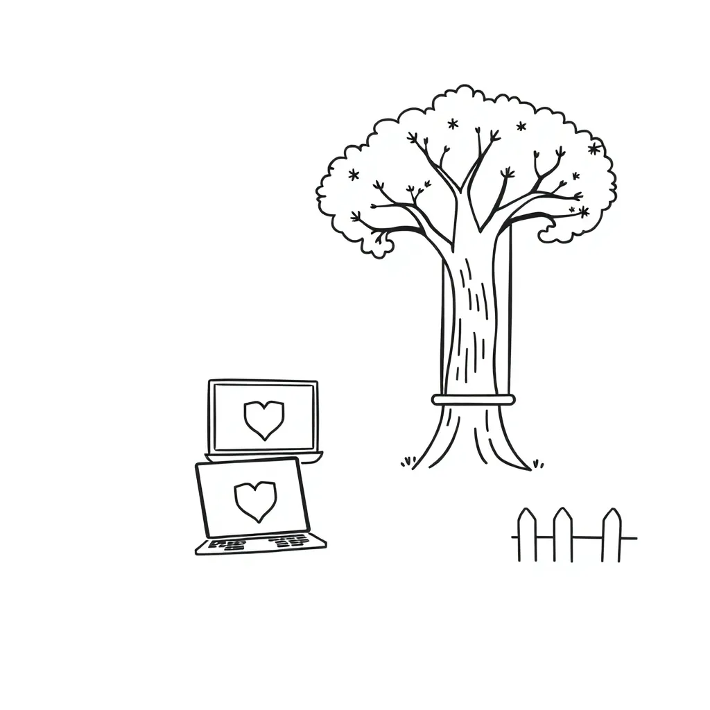 Digital safety illustration