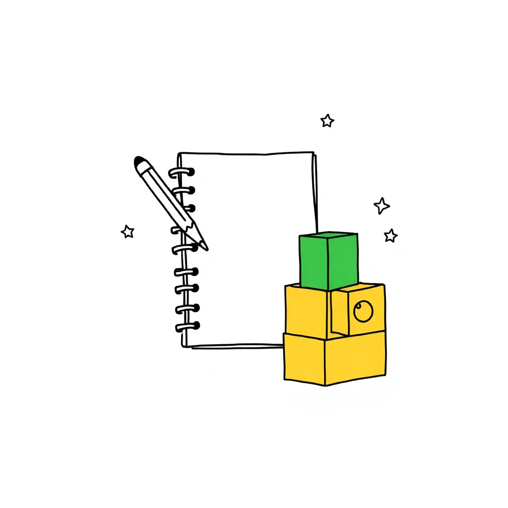 Parts of speech illustration