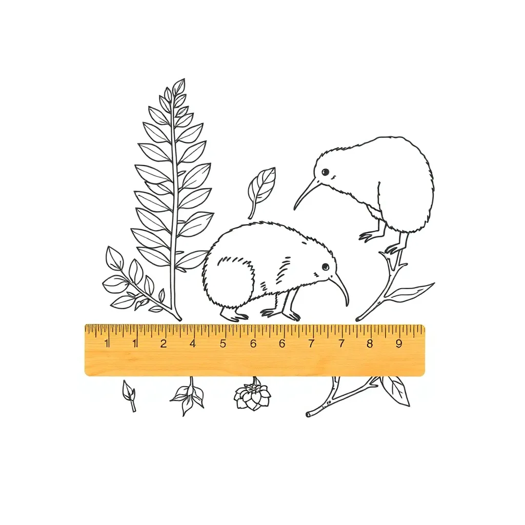 Ruler and measuring tape illustration