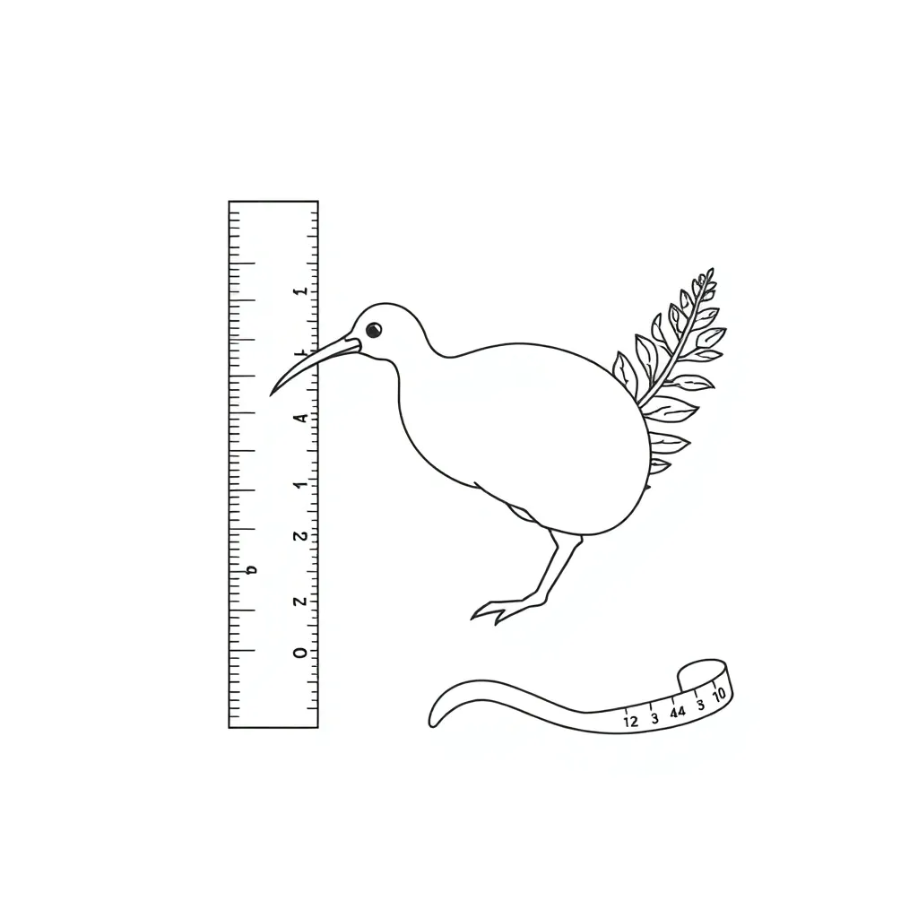 Ruler and measuring tape illustration