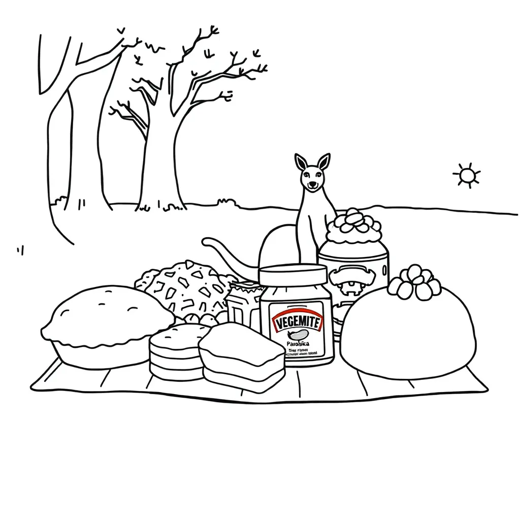 Healthy foods illustration