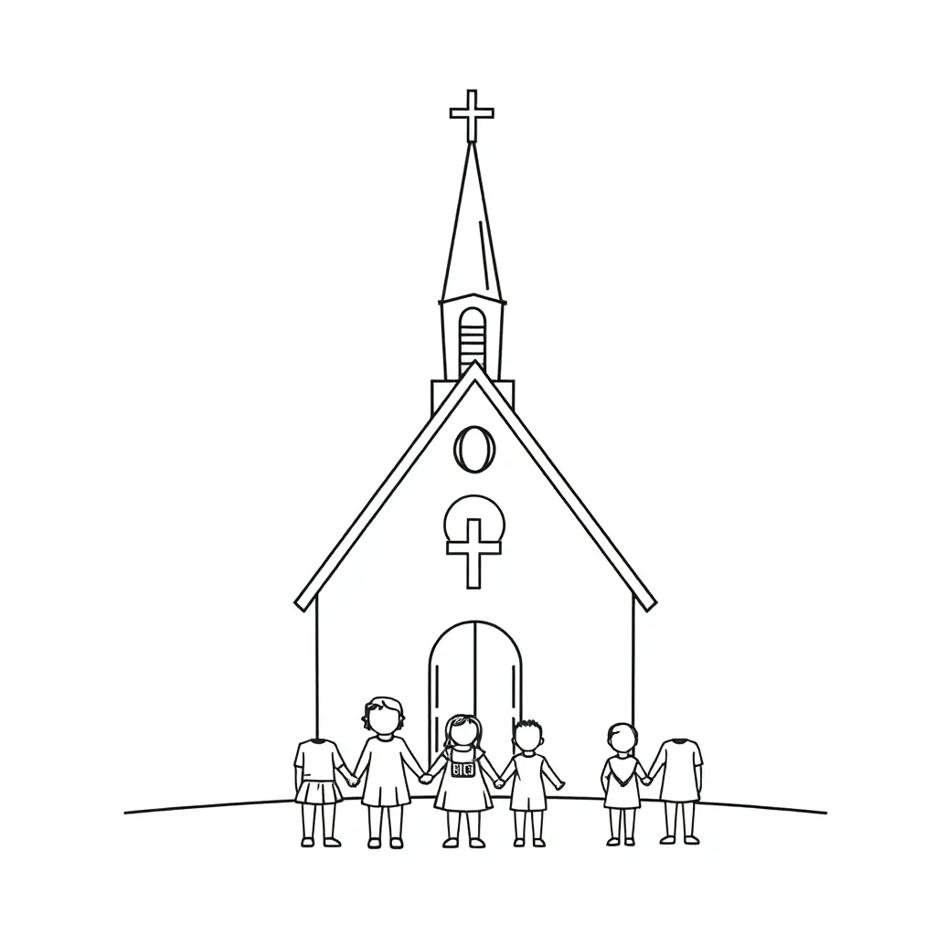 Christian worship illustration