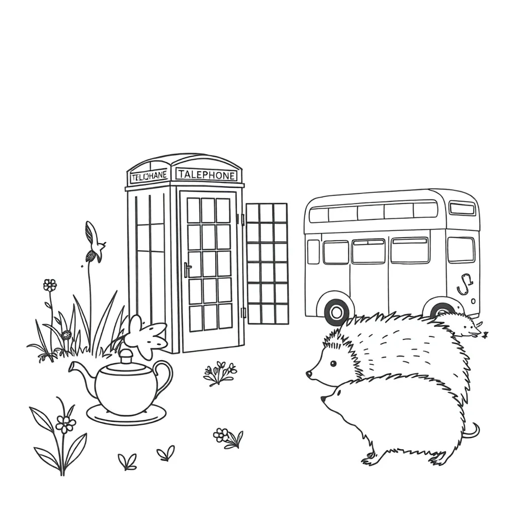 Grammar book with connecting words illustration