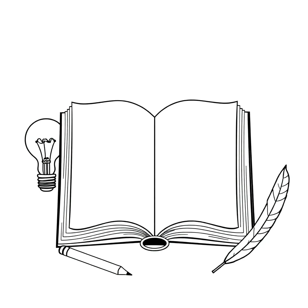 Student writing at desk