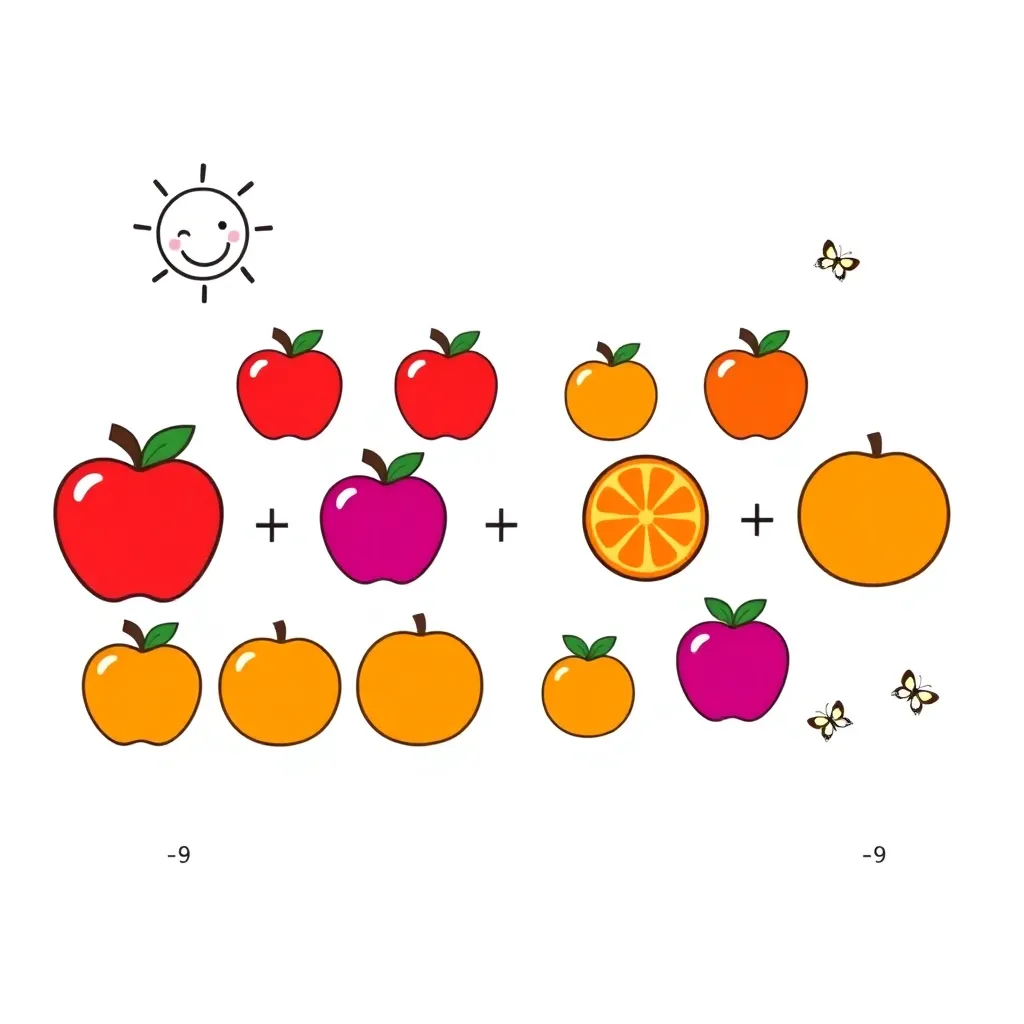 Happy counting bears illustration