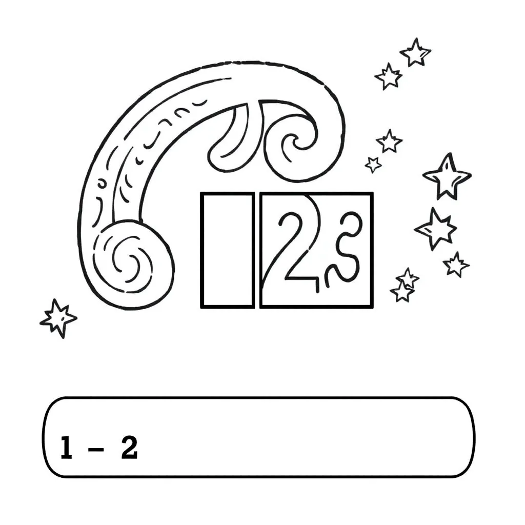 Multiplication worksheet illustration