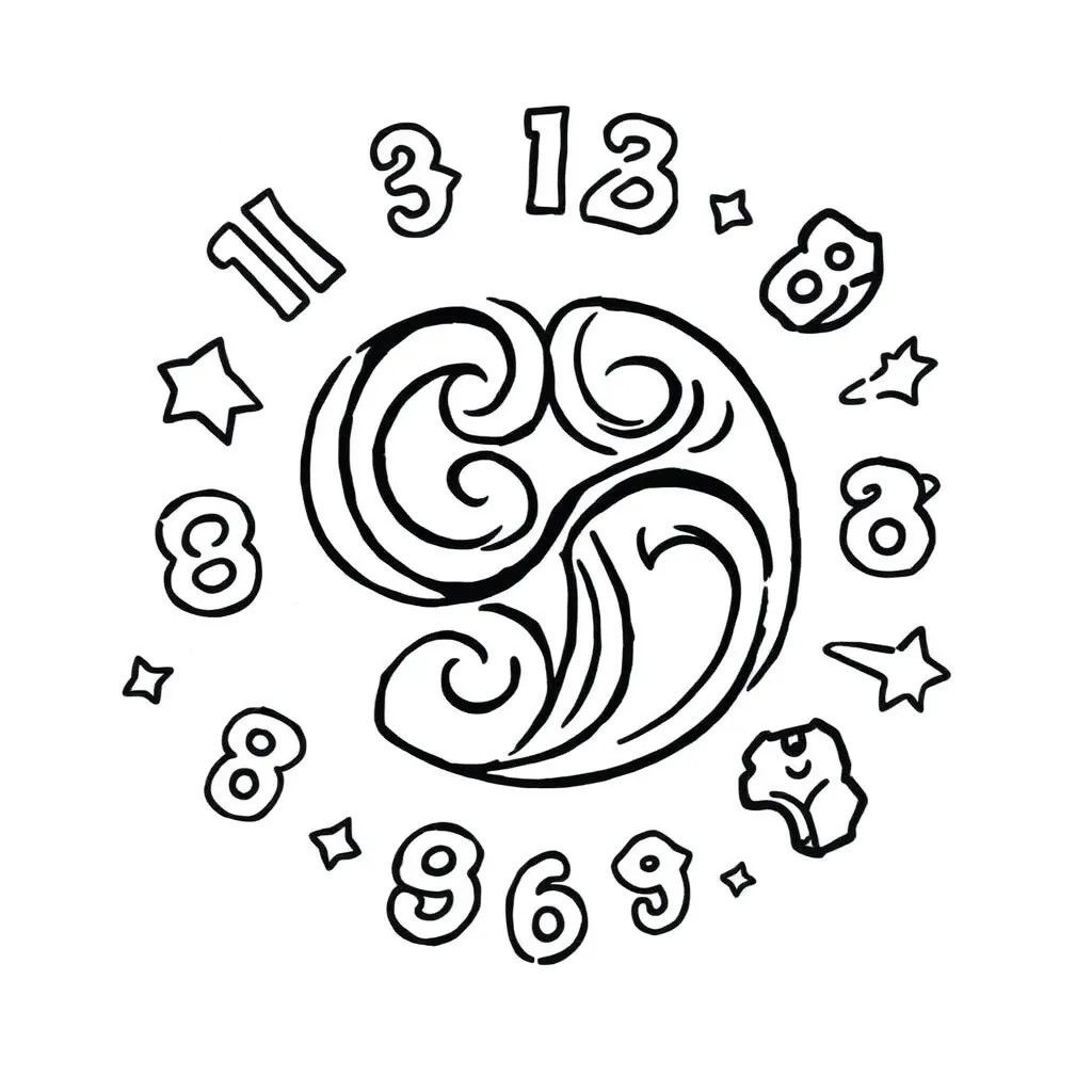 Numbers and counting illustration