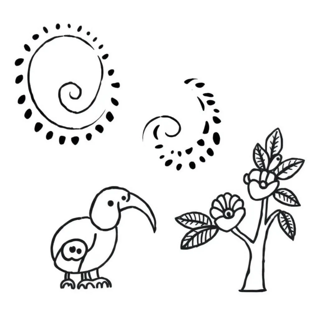 Letter M with mouse illustration