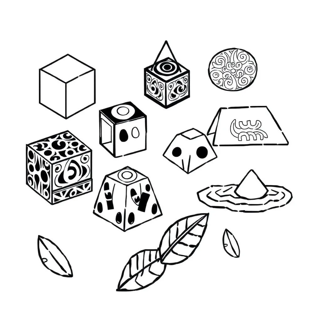 Traditional Māori hue (gourd) illustration