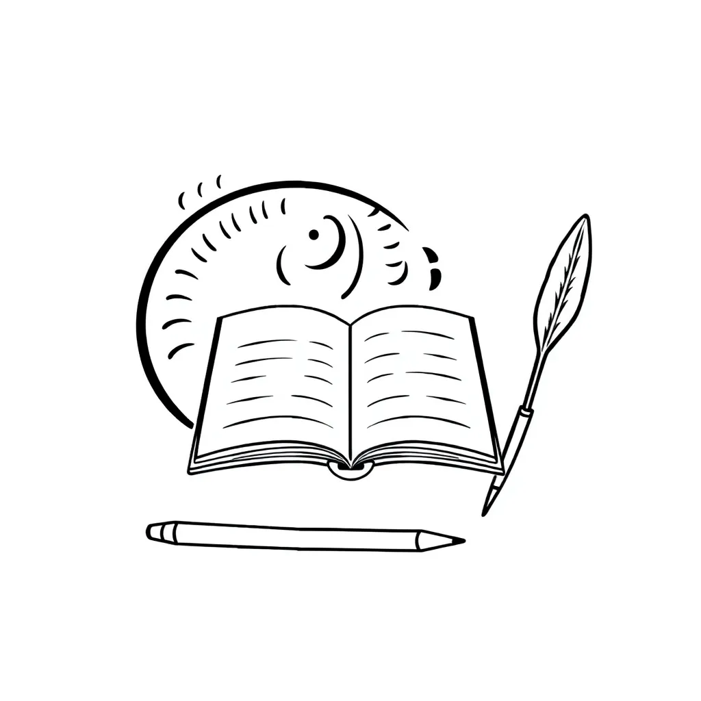 Student writing an essay