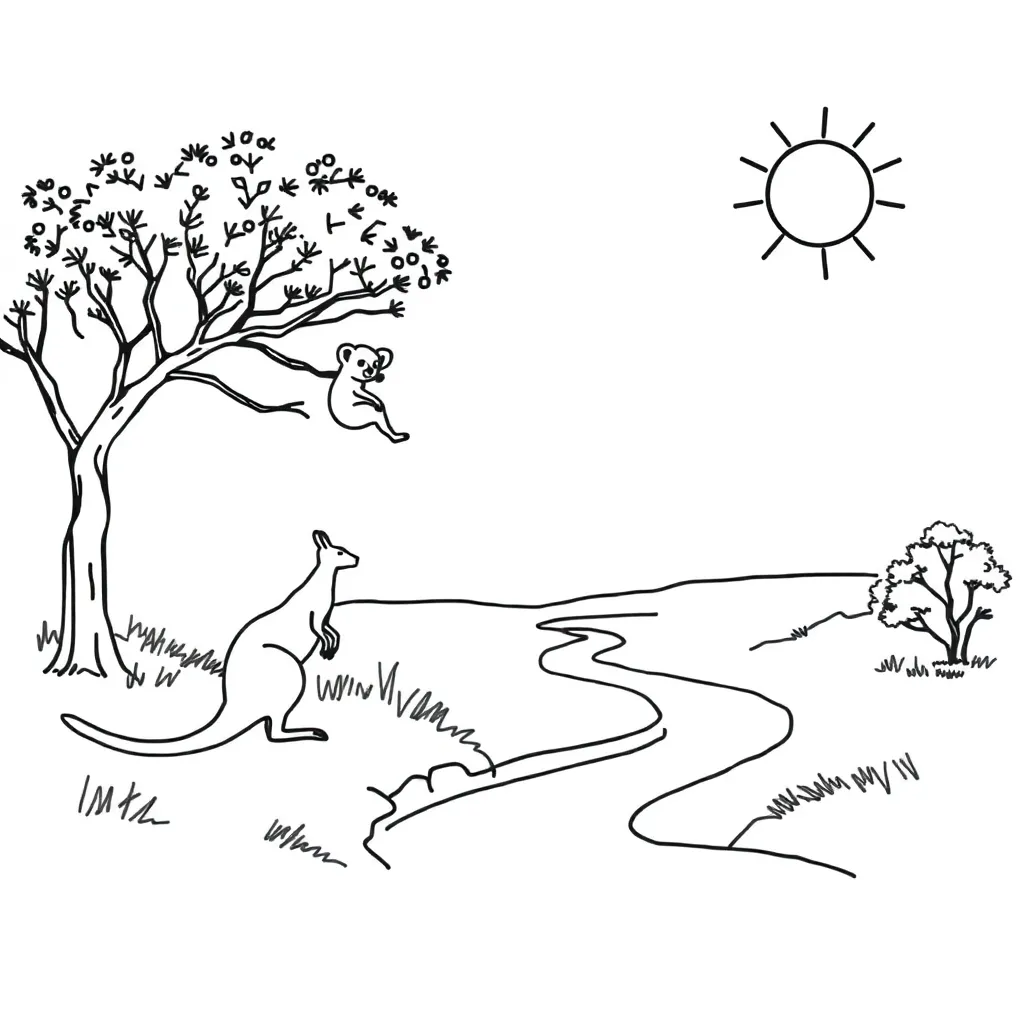 Mysterious jungle adventure setting