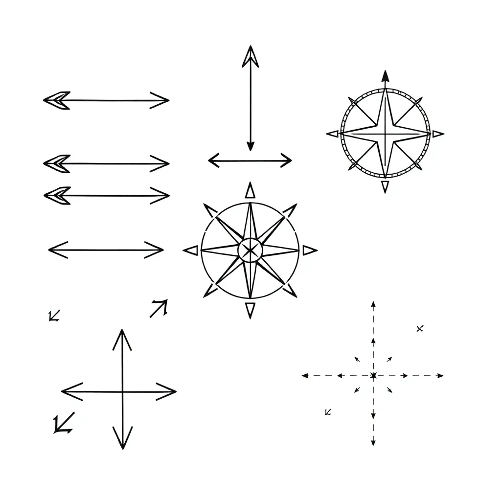 Vector arrows illustration