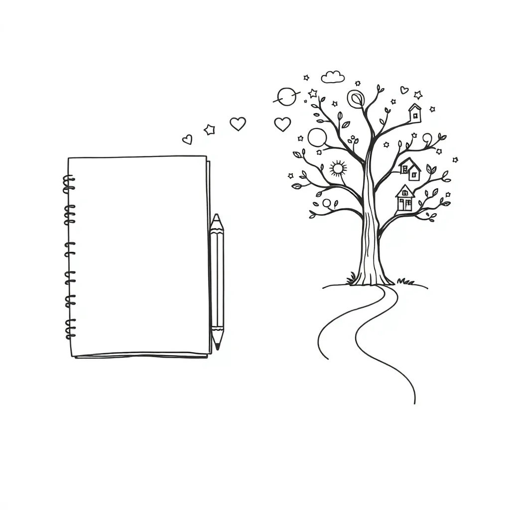Student writing in a journal