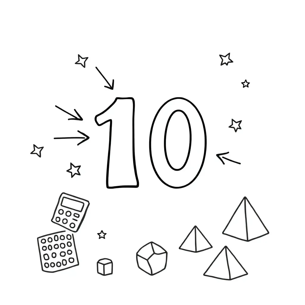 Powers of 10 illustration
