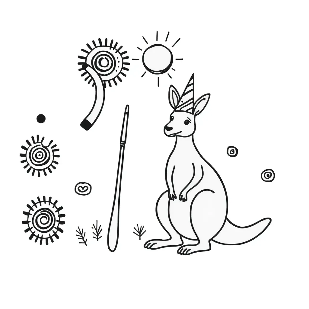 Japanese festival illustration
