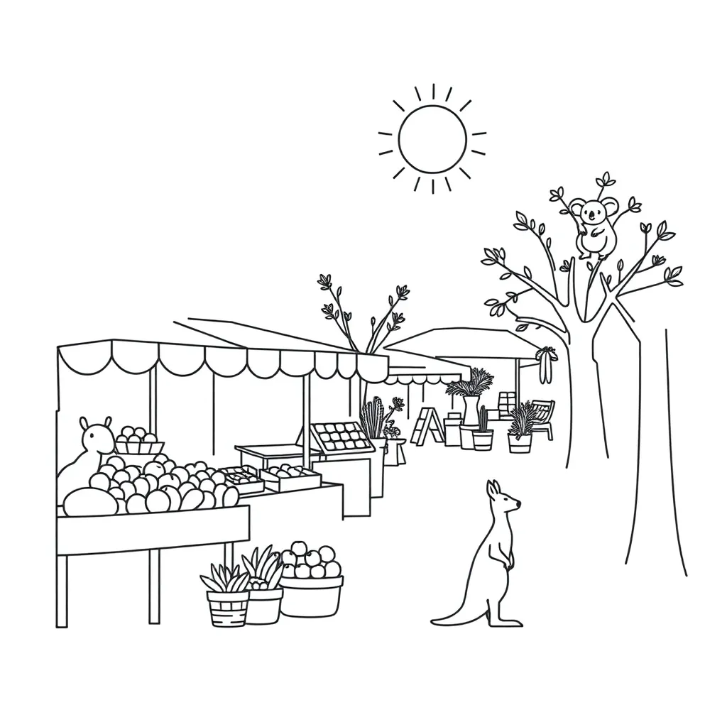 Consumer and business interaction illustration