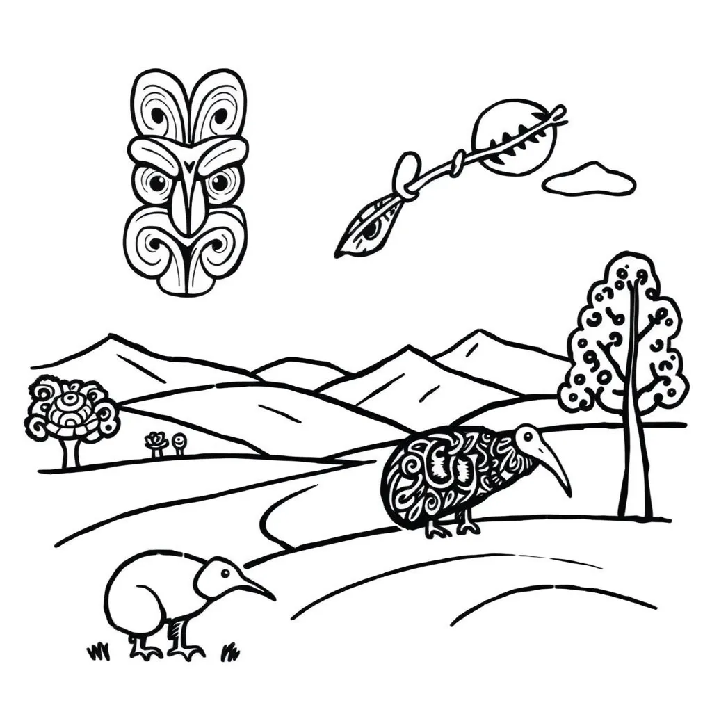 Magical story settings illustration