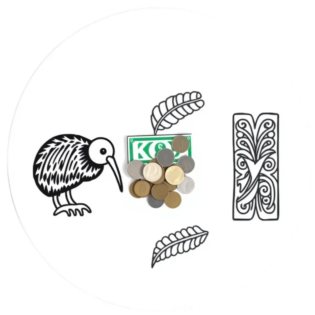 Money and financial planning illustration