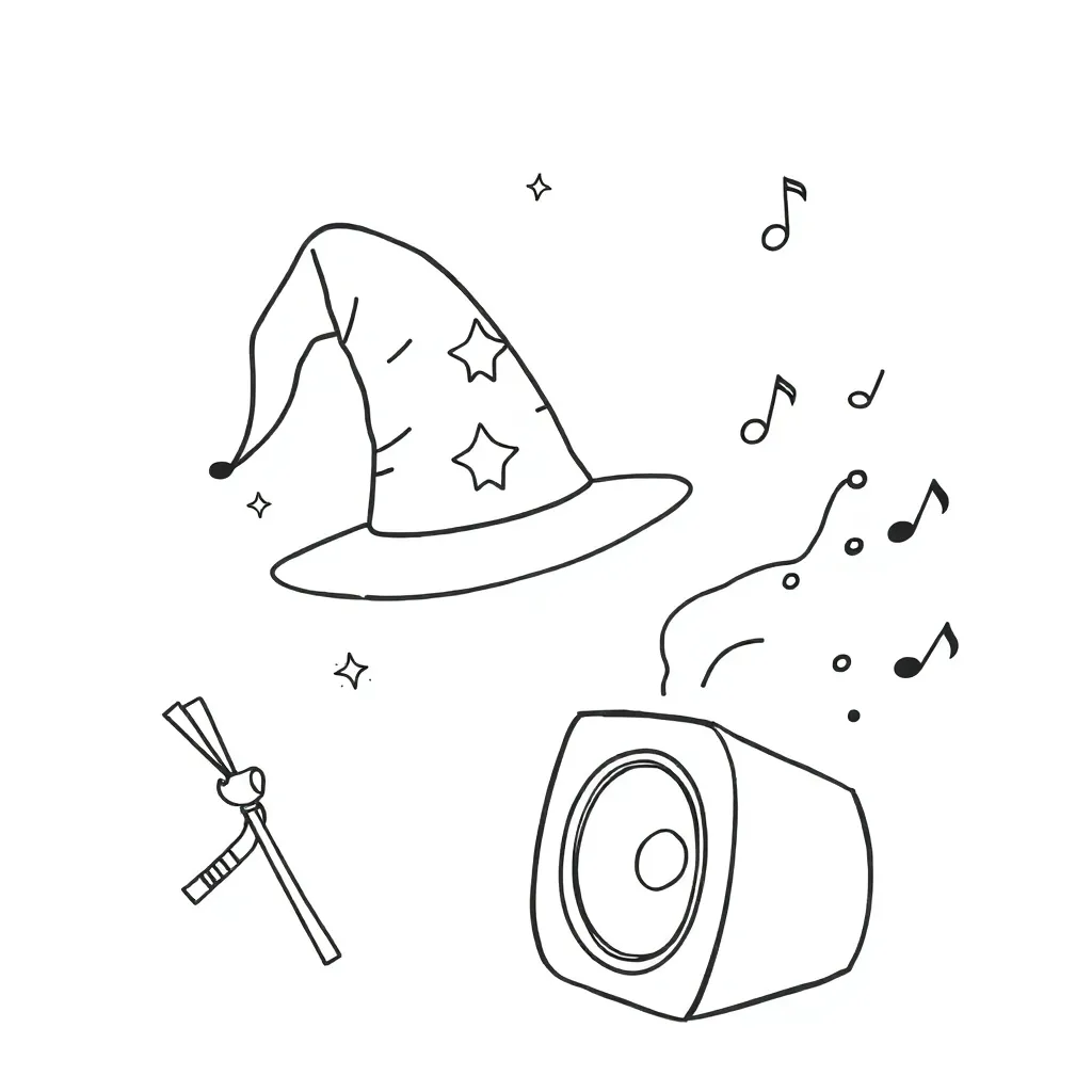 Sound blending illustration