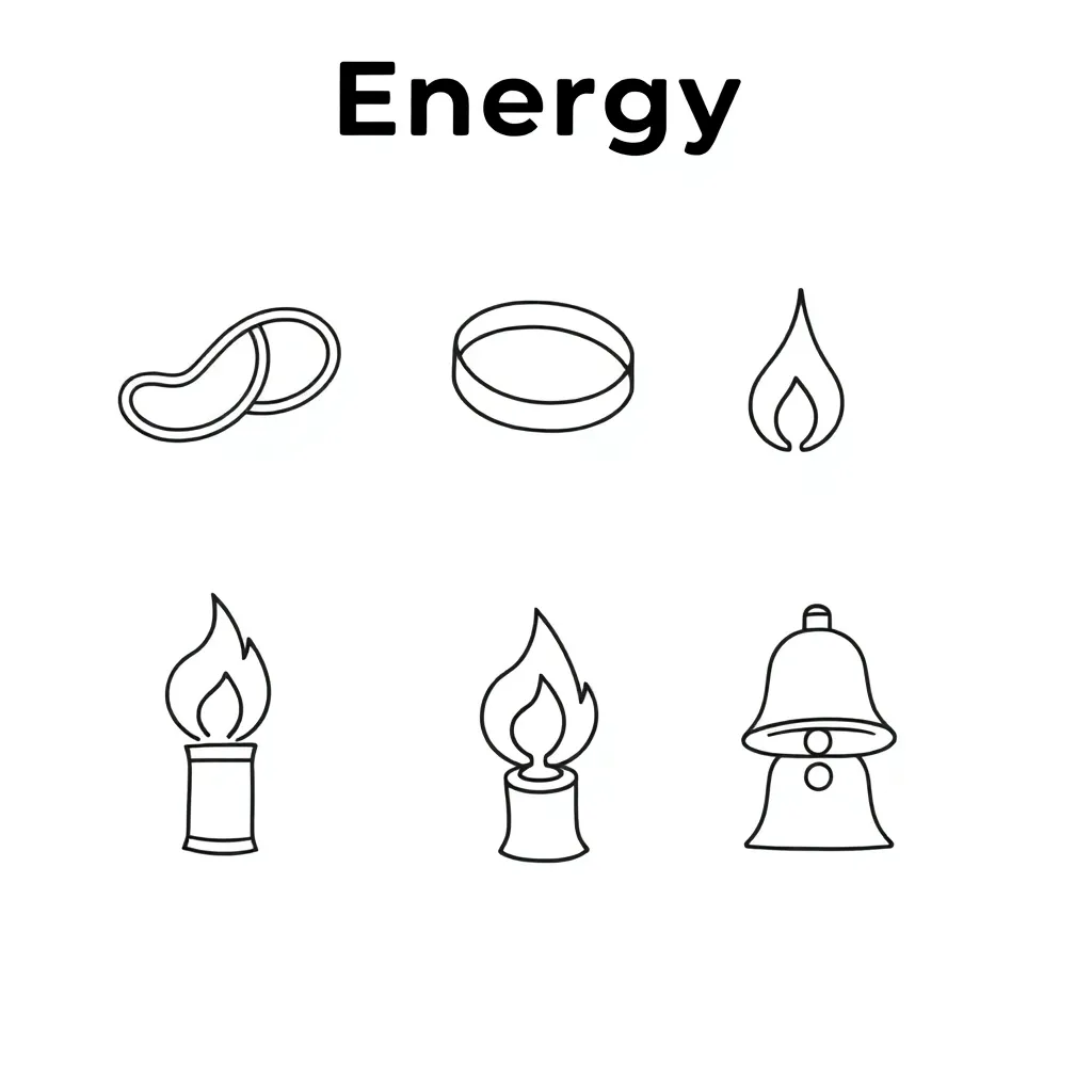 Energy types illustration