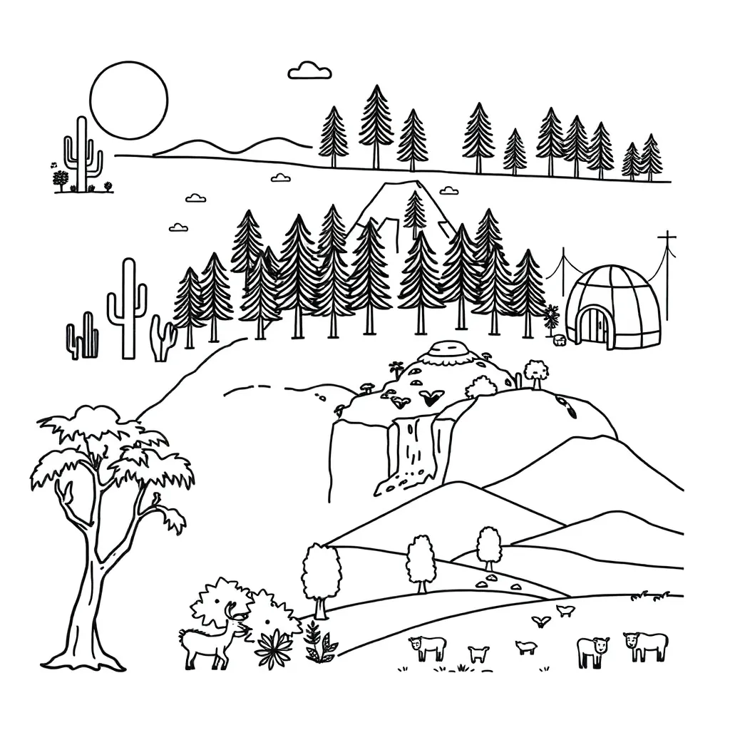 Biomes illustration