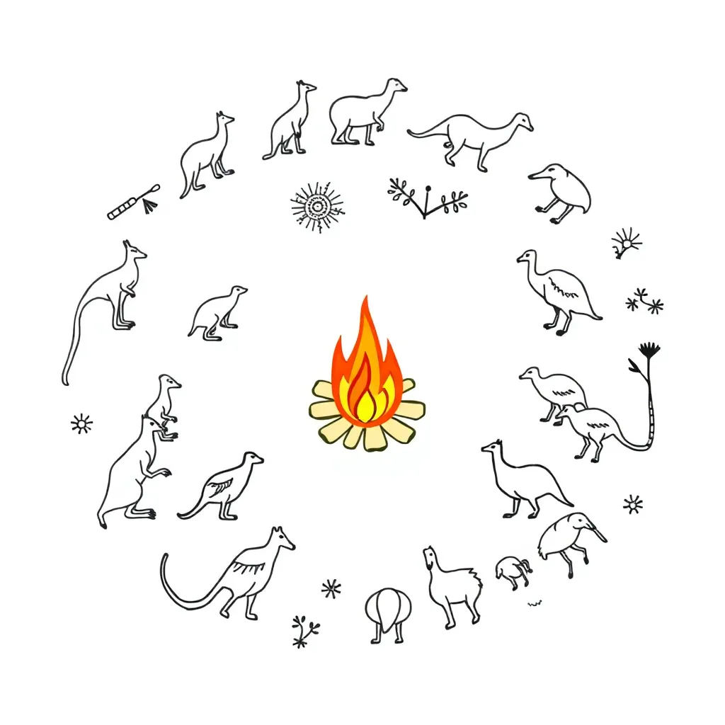 Children sitting in a circle sharing stories