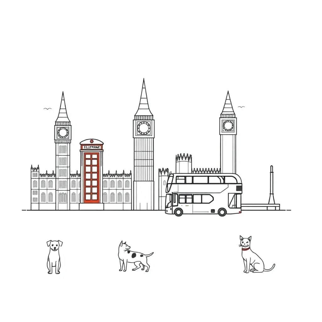Common and proper nouns illustration