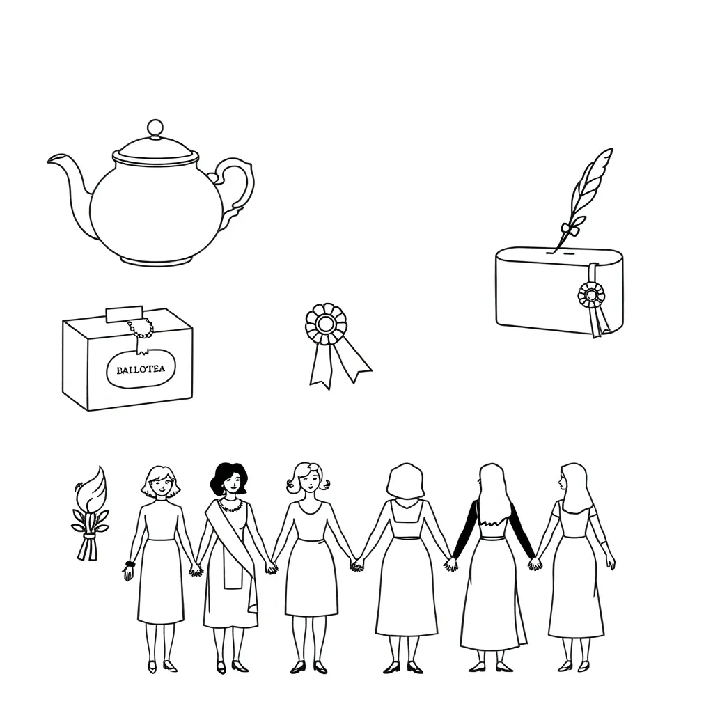Suffragettes illustration