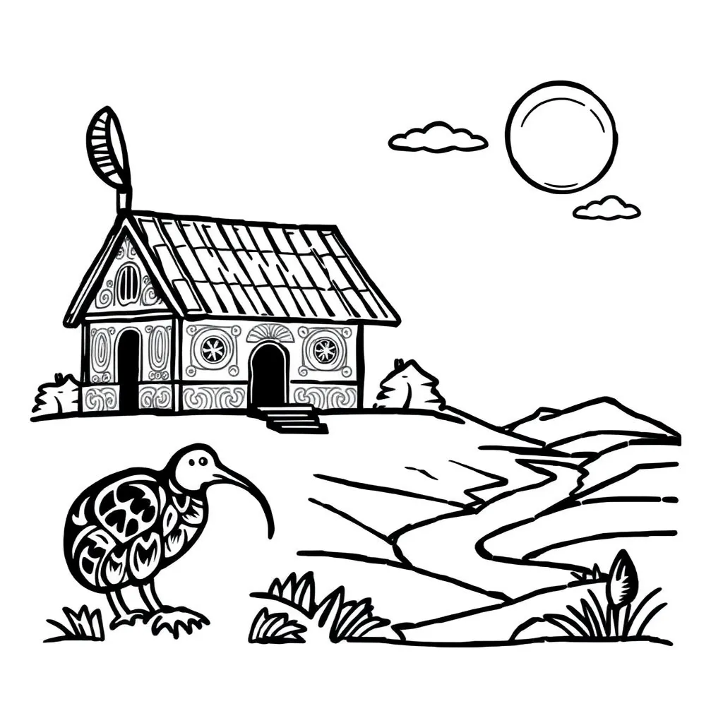 People and places illustration
