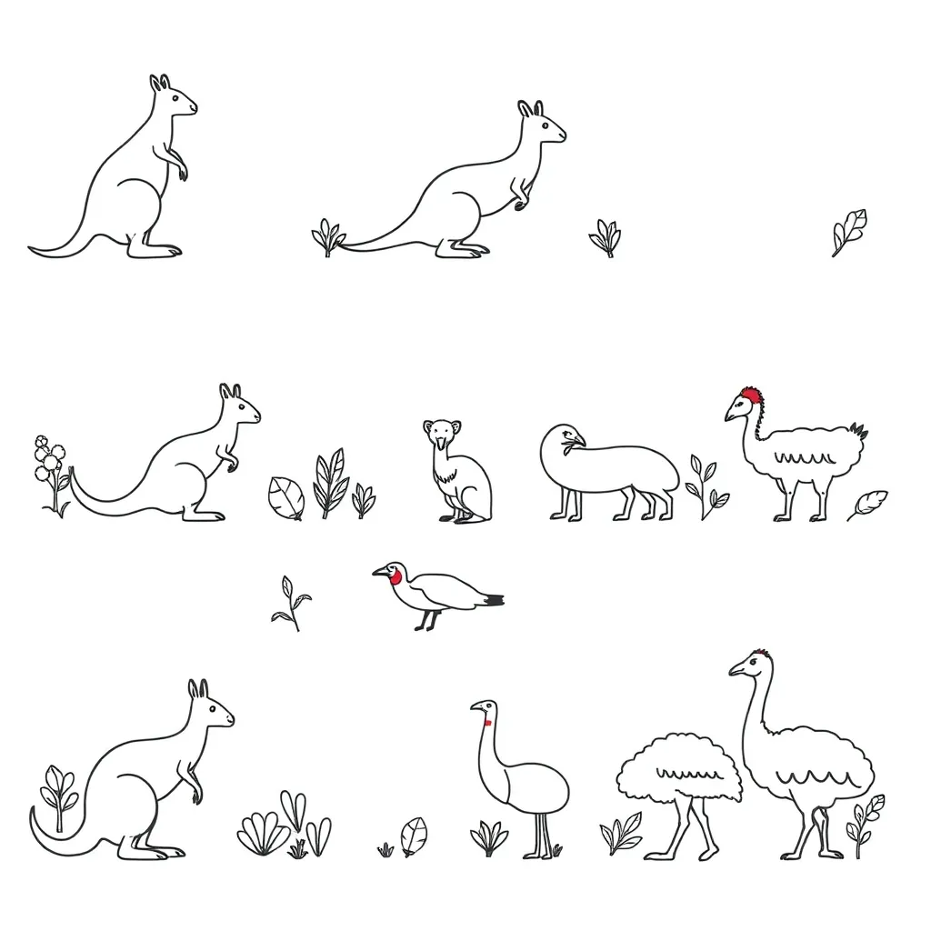 Growing pattern illustration
