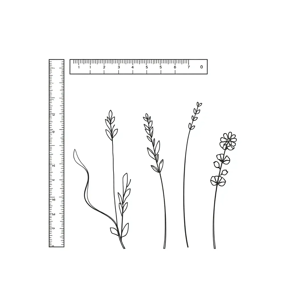 Ruler and measuring tools illustration
