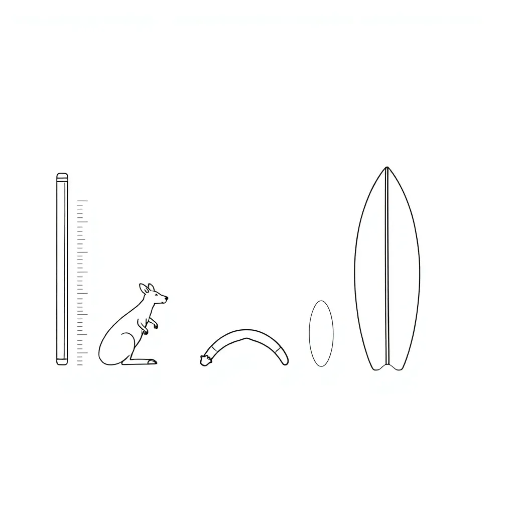 Ruler and measuring tools illustration
