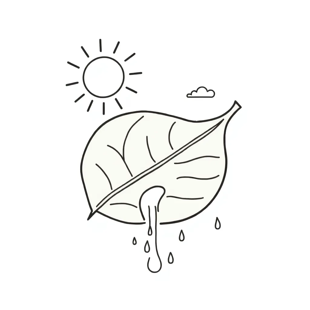 Aquatic plant producing oxygen bubbles