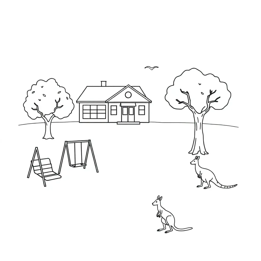 Student reading book illustration