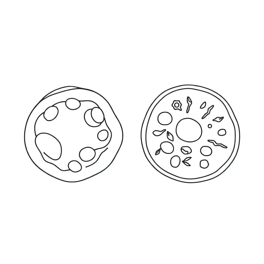 Cell diagram illustration